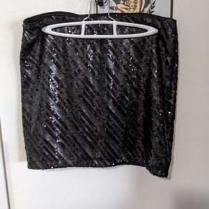 Vintage sequin mini skirt